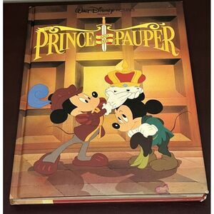 The Prince and the Pauper by Walt Disney Pictures (1990, Hardcover, 1st Edition)